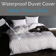 Waterproof Duvet Cover Bedding Queen King Quilt Covers For Elderly Patient Baby