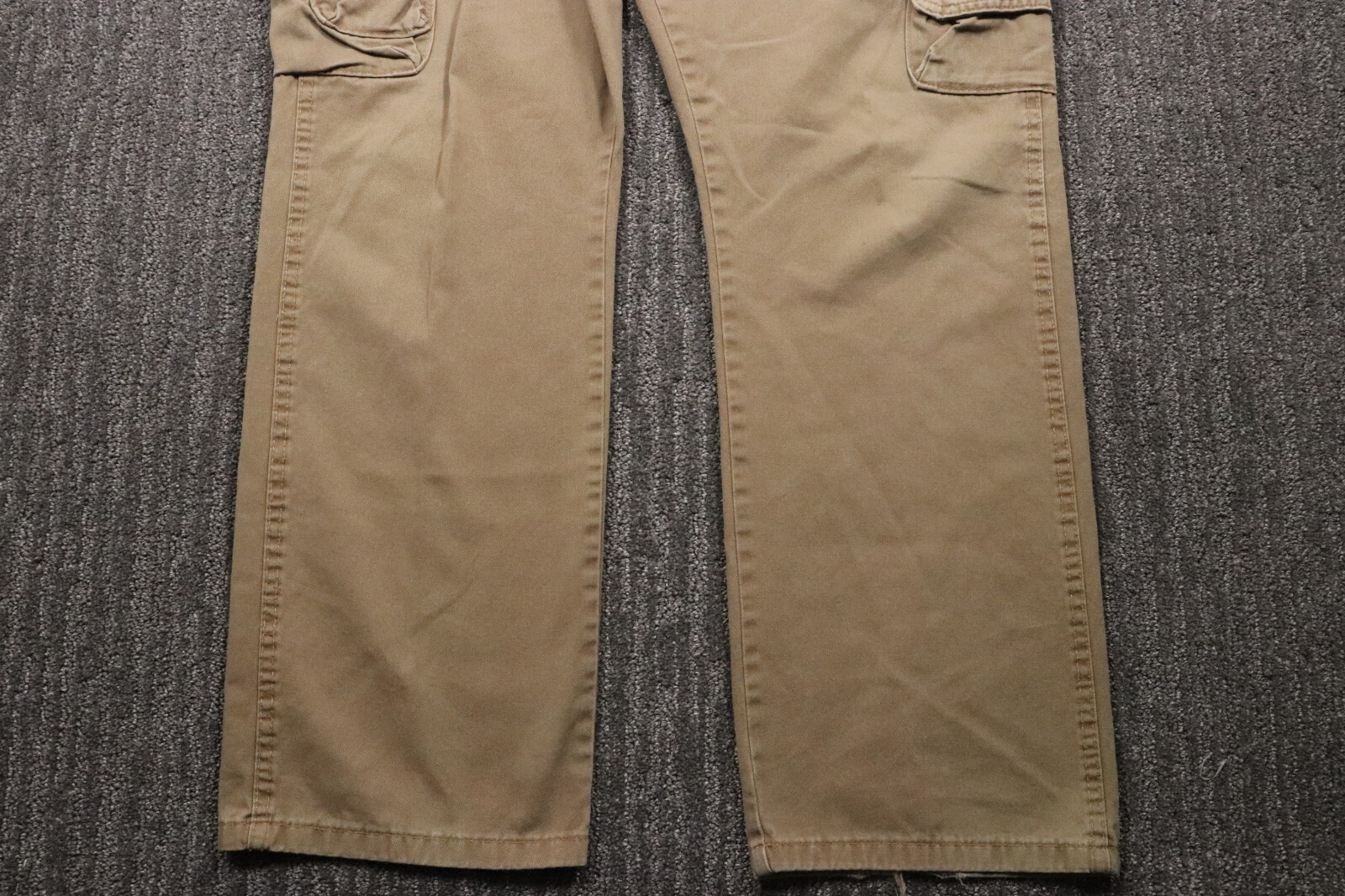 Wrangler Cargo Pants Y2K Men's 36x32 Brown Grunge Outdoor Utility Skater-image
