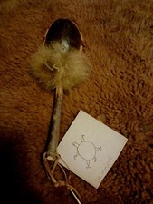 AWESOME NATIVE AMERICAN RATTLE RED EAR LEGAL SHAMANS RATTLE QUALITY