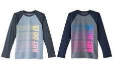 New Nike Big Boys JDI Hydroguard Rash Guard Shirt Choose Color and Size