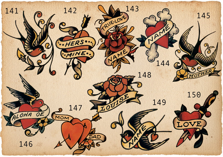 その他 Sailor Jerry Tattoo Drawings Sailor Jerry Tattoo Art Flash #4 13 x 19 Photo Print | eBay