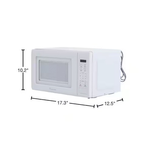 Magic Chef 0.7 cu. ft. 700-Watt Countertop Microwave in White HMM770W2 - Picture 2 of 3