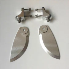 AM#281 High QUALITY CNC Aluminum Turn Fins Set 30mm x 75mm For 30"-47" RC Boat