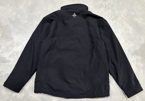Mens Large Refrigiwear 0491R Full Zip Water Resistant Softshell Jacket Black - Picture 7 of 11