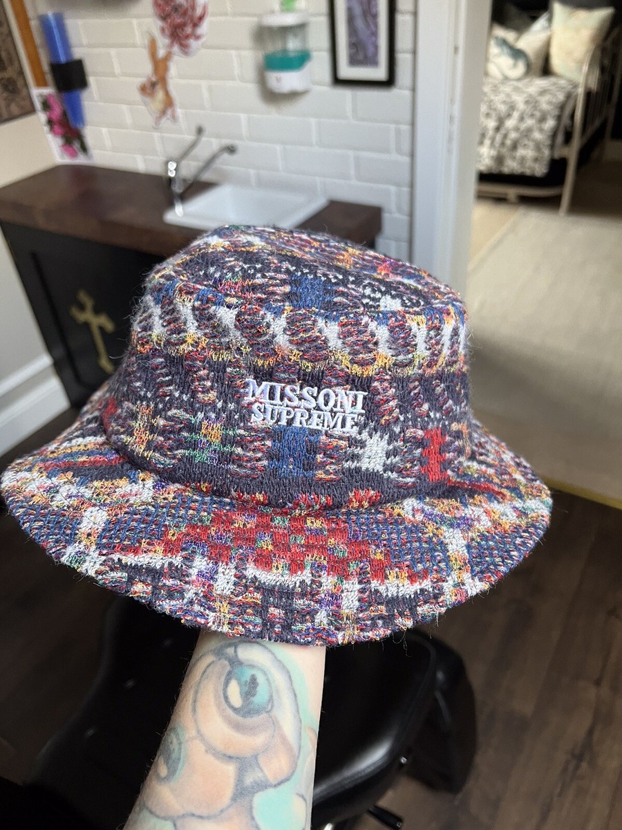 Missoni Supreme Knit Bucket Hat Supreme Missoni Crusher