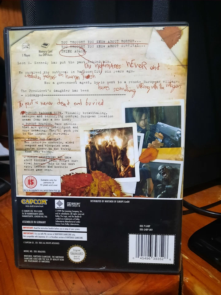 Resident Evil 4 PAL Gamecube Complete - Image 4 of 4