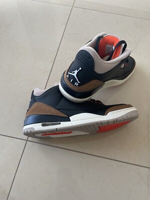 Air Jordan 3 Retro Desert Elephant Black/Rush Orange Gr. Euro 44,5/UK9,5