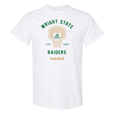 Wright State Raiders Basketball Net T Shirt - White