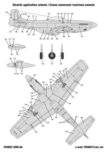 Foxbot 72052 - 1/72 Foxbot Decals North American P-51 Mustang Nose art, Part 2 - Picture 3 of 12