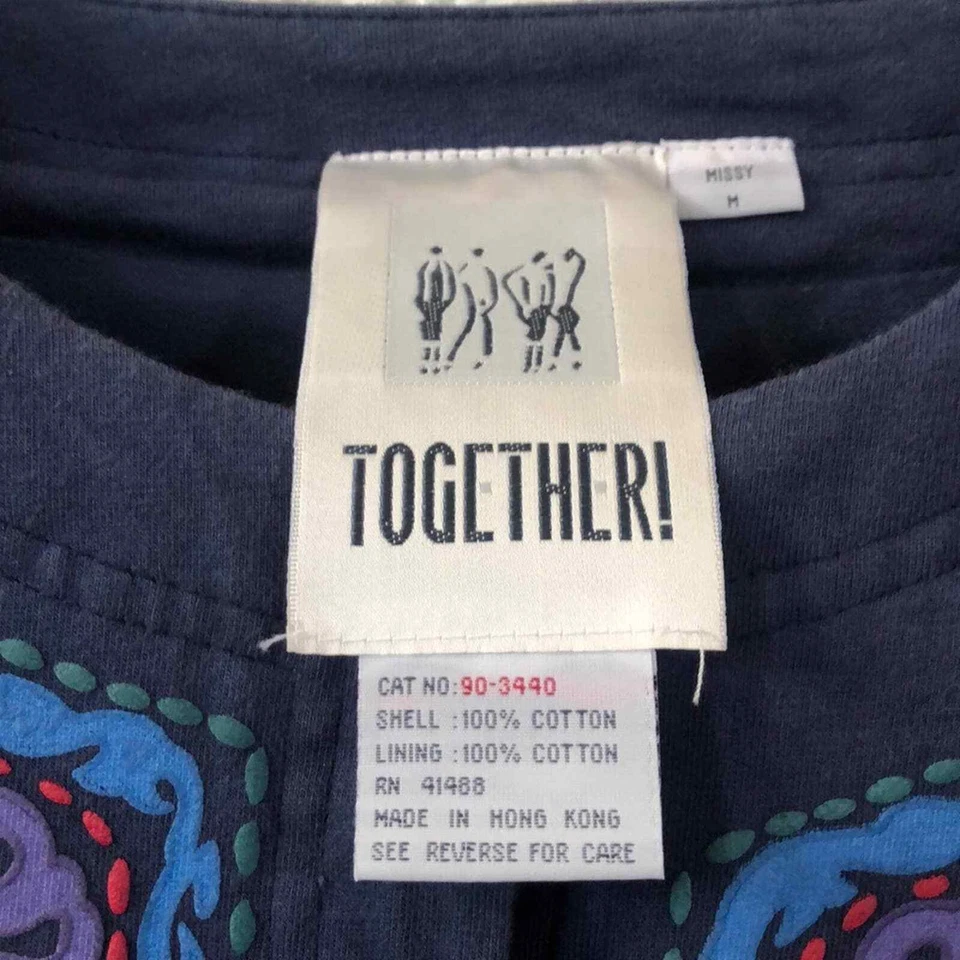 Chaqueta Top Vintage TOGETHER Botón Abajo Foto 3 de 4