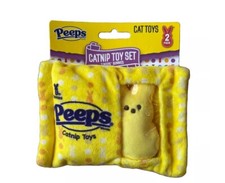 Peeps Cat Catnip Toys 2 Pack Brand New