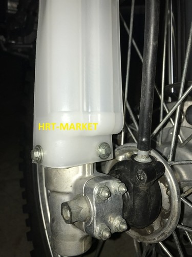 Black Front Fork Guards & Brackets For Kawasaki Dirt Bike KLX250 KLX300R (97-07) - Picture 8 of 8