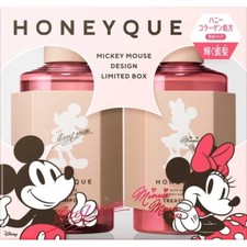 Honeyque Shampoo  Treatment set Deep Repair Mickey Mouse Design Limited Japan