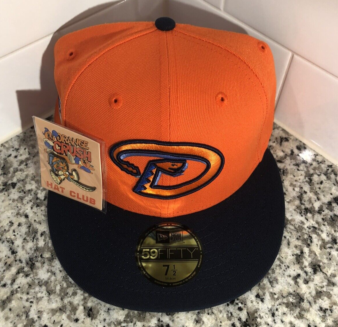 Arizona Diamondbacks New Era 59FIFTY HAT CLUB Orange Crush Fitted