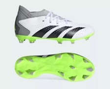 Adidas Predator Accuracy.3 FG Soccer Cleats Shoes White IE9504 Youth Size 11,1,5