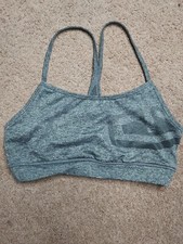 Tapout Sportsbra Geometric Print Gray Racerback Size Small