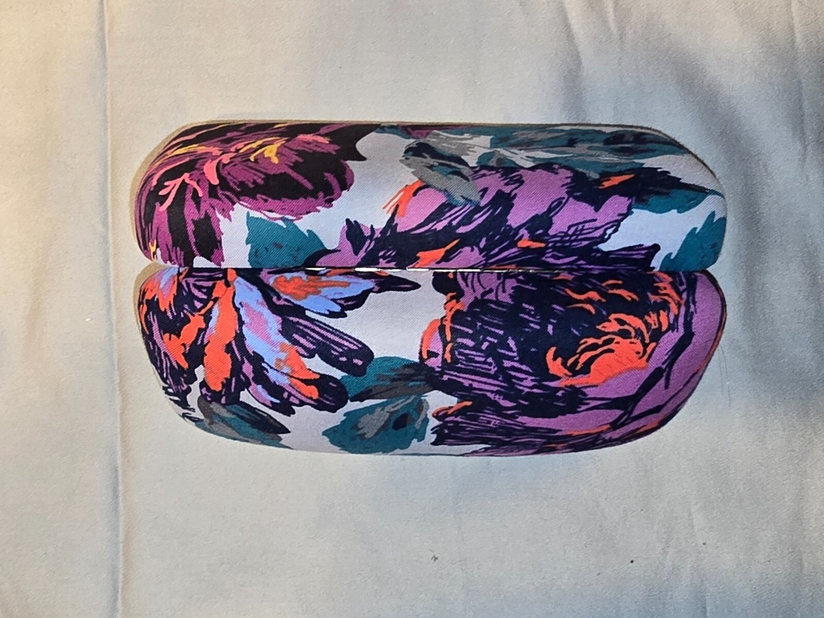 Vera Bradley Hard Clam Shell Eye Sun Glasses Case Floral 