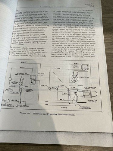 Ingersoll Rand DL900 Compresor de Aire Operation, Mantenimiento Y Manual Piezas - Imagen 3 de 7