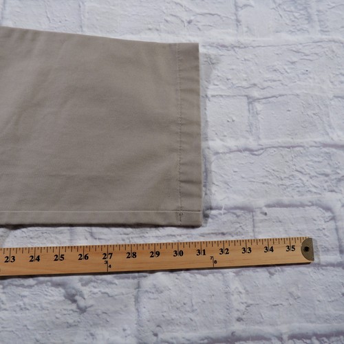 IZOD American Chino Beige Slim Fit Flat Front Mens Pants 36x32 - Picture 8 of 8