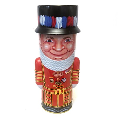 Vintage Beefeater Figural Tin 9 1/2'' Tall