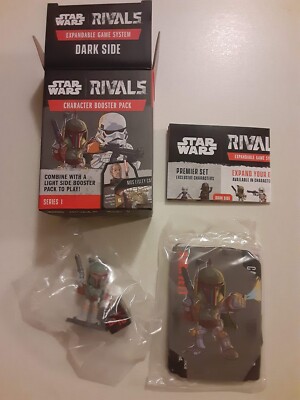Funko STAR WARS RIVALS Game Series 1 Dark Side BOBA FETT Complete w/ Box