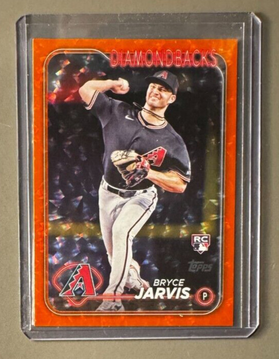 2024 Topps Series 2 Bryce Jarvis Rookie RC #363 Diamondbacks Orange Foil /299