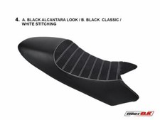 Ducati Monster 400 600 620 695 900 1994-2007 MotoK sella Cover cafe racer white 