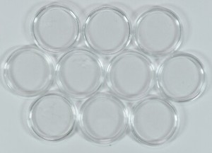 Lot (10) US Mint American Silver Eagle Proof Coin Capsules Fits 1986-2024