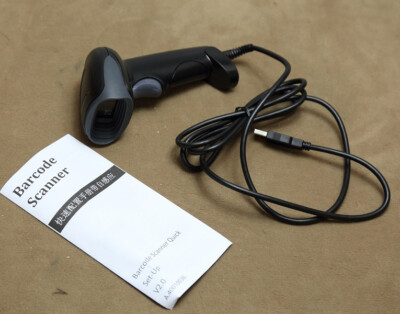POS Valley Barcode Reader 1D/2D - mit USB-Kabel für PC, Mac, Laptop, NSL5