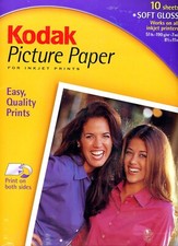 Paper Picture Kodak Sheets Gloss Soft 10 11 Inkjet 8.5 Printers New Sealed