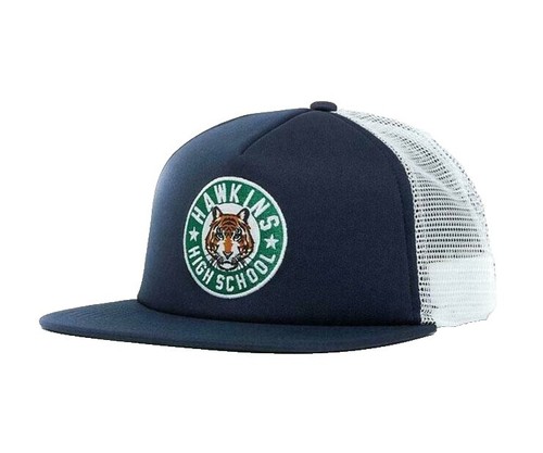 Supreme Authorized Mesh Back 5-Panel Navy Blue Trucker Hat Dealer