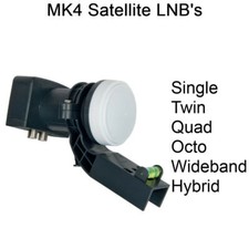 LNB MK4 Single Twin Quad Octo Wideband Hybrid Satellite LMB For Freesat SKY+ HD