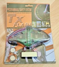 TX FLARE PROGRAMMABLE SAFETY SYSTEM CREATE MESSAGES IN YOUR WHEELS BIKE LIGHT.**
