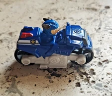 Nickelodeon Paw Patrol Chase Deluxe Vehicle 2.5" Motorcycle Blue Bike Moto Pups