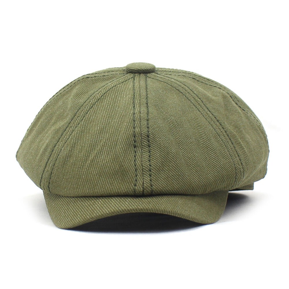 Mailboy Cap Cap Men Hat Male Newsboy Outdoor Retro Classical Cotton Solid Color ...