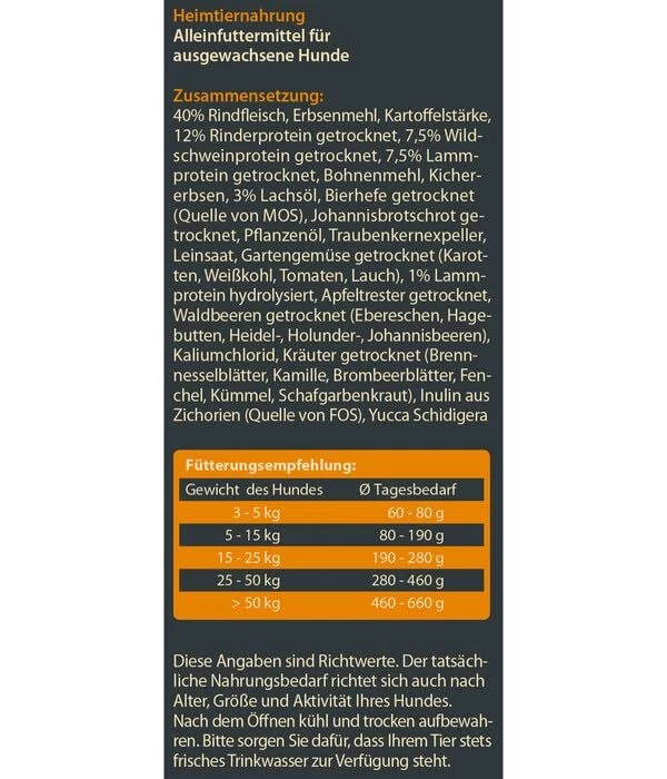 Wild Nature Hundefutter Unterholz Trockenfutter getreidefrei / zuckerfrei für... - Bild 4 von 4
