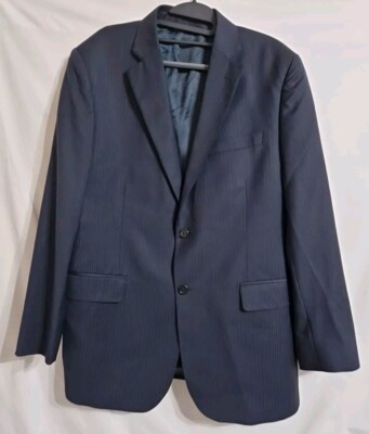 Schwarz Saks Fifth Avenue Ermenegildo Zegna Stoff Größe 42 Drop 6R Herren Anzug Jacke