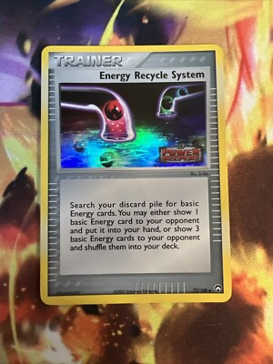 Pokémon Energy Recycle System 73/108 Power Keepers Reverse Holo Lp Stamp