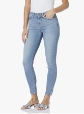 Lee Women's Sculpting Slim Fit Skinny Leg Jean Size 16 Short Mid Rise Sunbleach