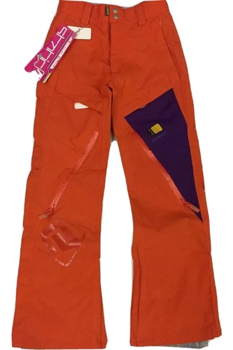 NEW Static Snowboard Pant Orange Purple 