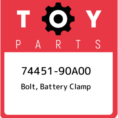 74451-90A00 Bolt, Battery Clamp Toyota, New Genuine Part | eBay