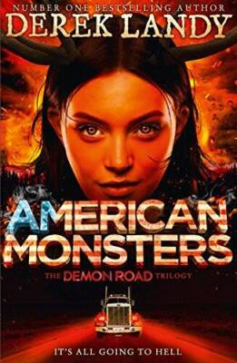 #ad #ad AMERICAN MONSTERS DEMON ROAPB Paperback By Derek Landy GOOD $4.14