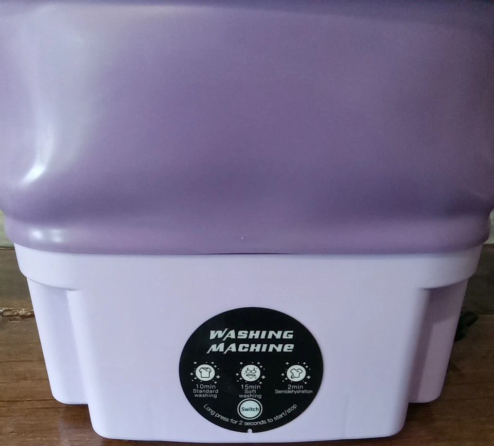 Mini Washing Machine 8L Folding Portable Sterilization Drying Laundry Machine - Image 2 of 4