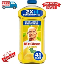 Mr. Clean 2X Concentrated Multi Surface Cleaner With Lemon Scent, (41 fl oz) US