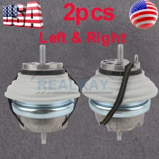 Left & Right Engine Motor Mounts For Jaguar XF XJ 3.0L V6 Sedan 4-Door 2009-2013