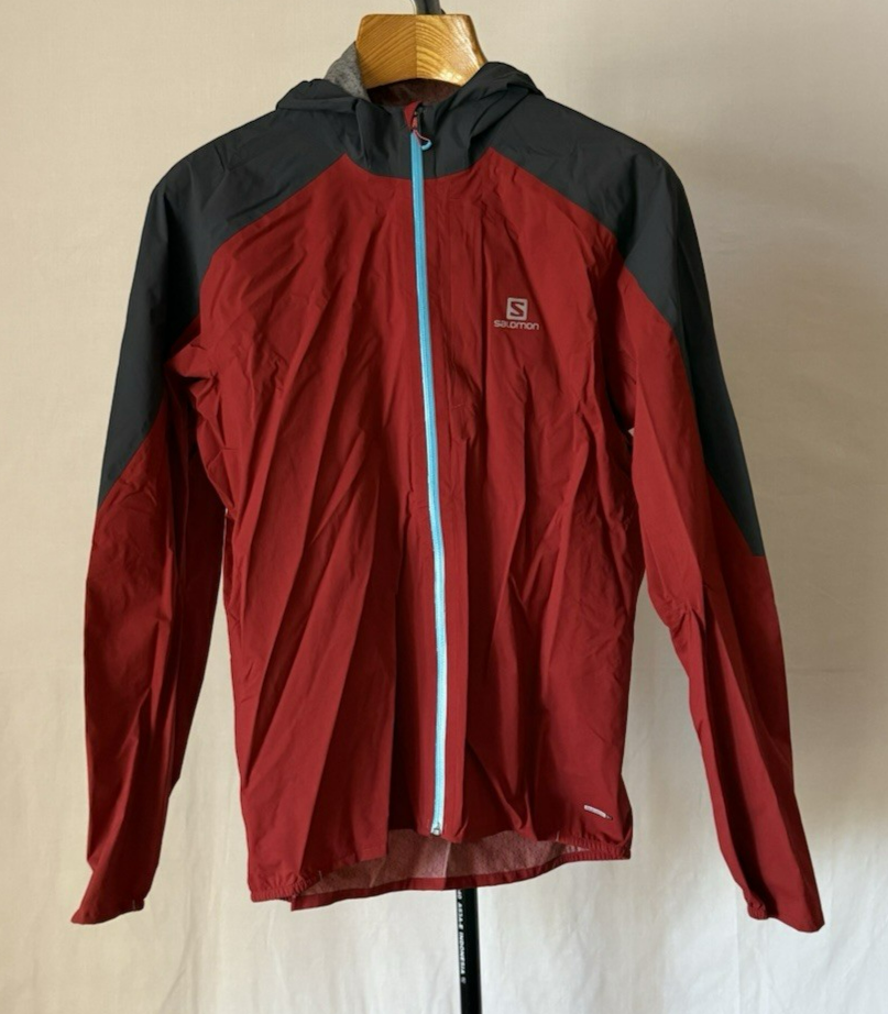 Giacca da corsa Salomon AdvancedSkin Dry 10K uomo XL rossa peso piuma