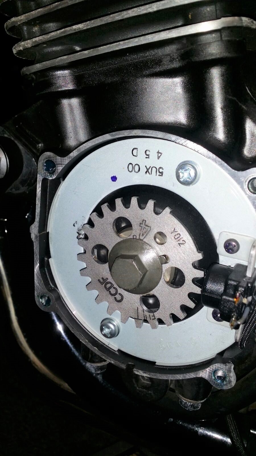 Y012 YAMAHA XJR1300 2007 on INJECTION 4 DEGREE IGNITION ADVANCER ROTOR