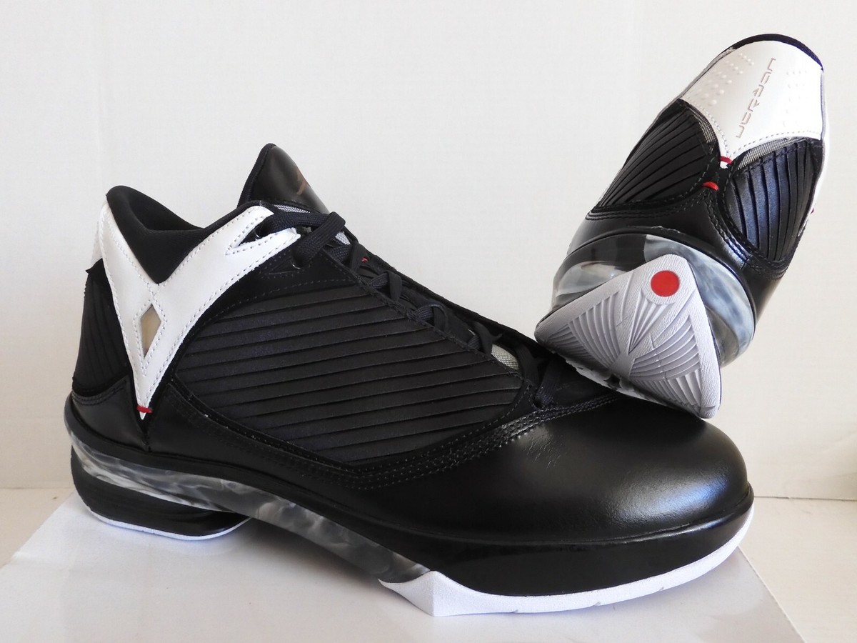 NIKE AIR JORDAN 2009 BLACK-VARSITY RED-WHITE SZ 17 RARE!!! [343084