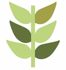 25 Mod Leaves WALLIES CUTOUTS