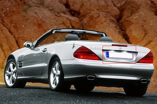 Für Mercedes-Benz SL-Klasse R230 2001-2012 Heck LED Kennzeichenbeleuchtung Paar - Bild 11 von 12